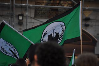Banderas de 'Anonymous'.
