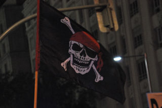 Bandera pirata.