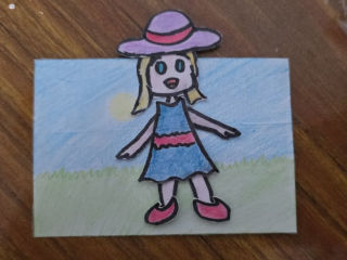 Muñeca recortable.